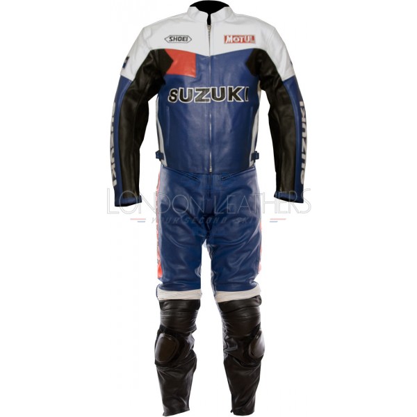 Suzuki Classic Leather Motorcycle Racing Suit